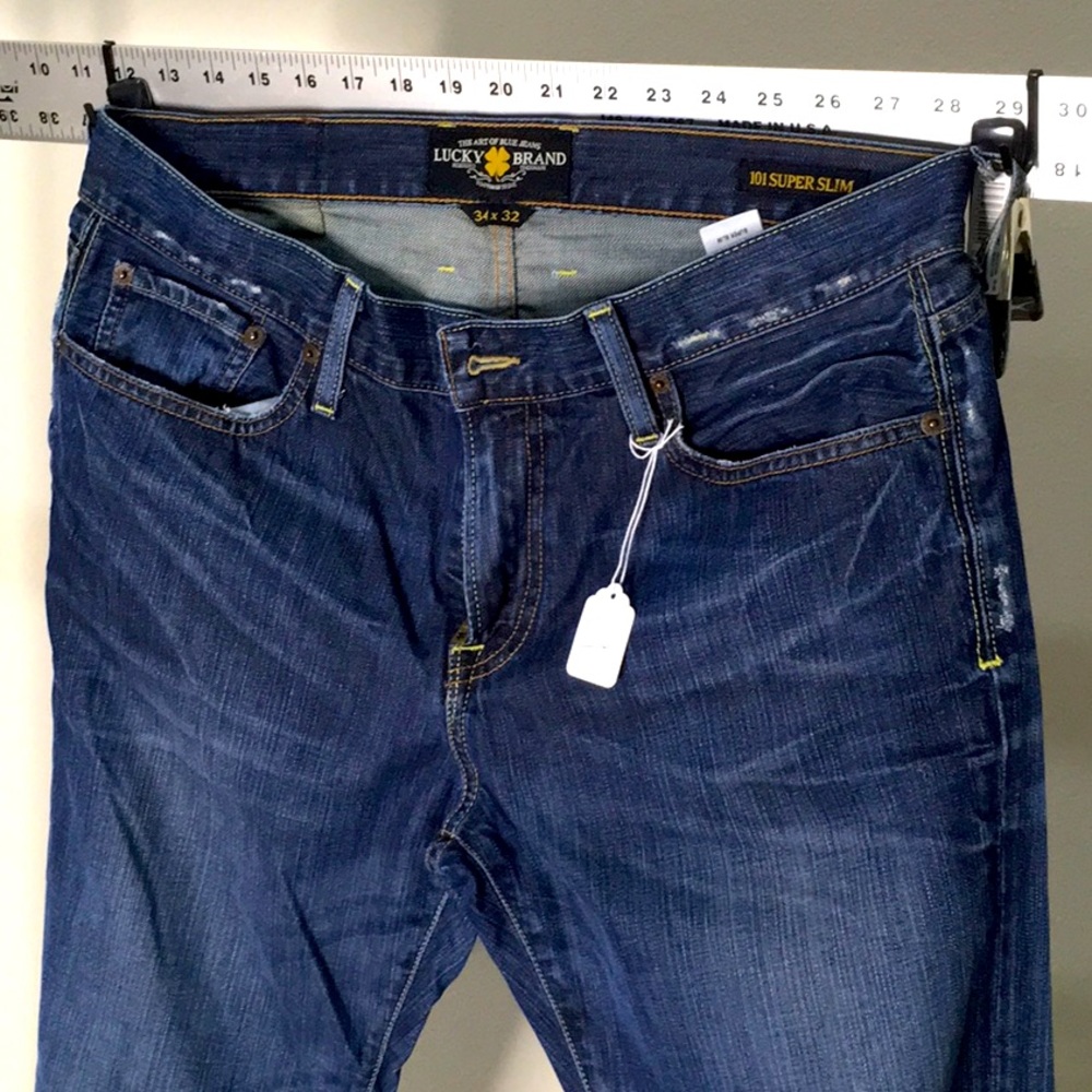Lucky Brand 101 super slim 34 x 32